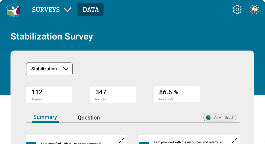 HomeStart Survey Website Logo